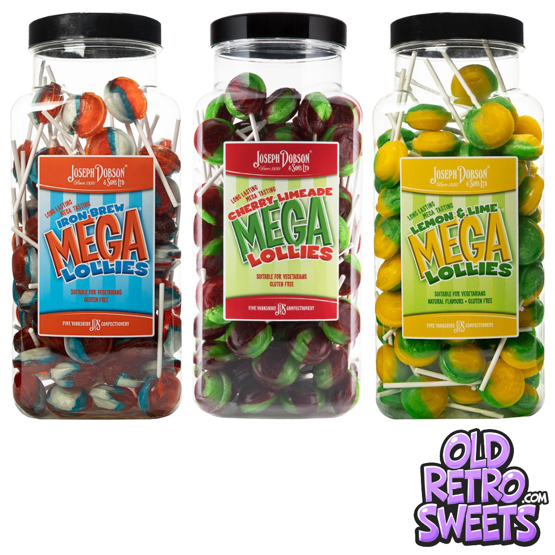 Mega Lollies Assorted Flavours