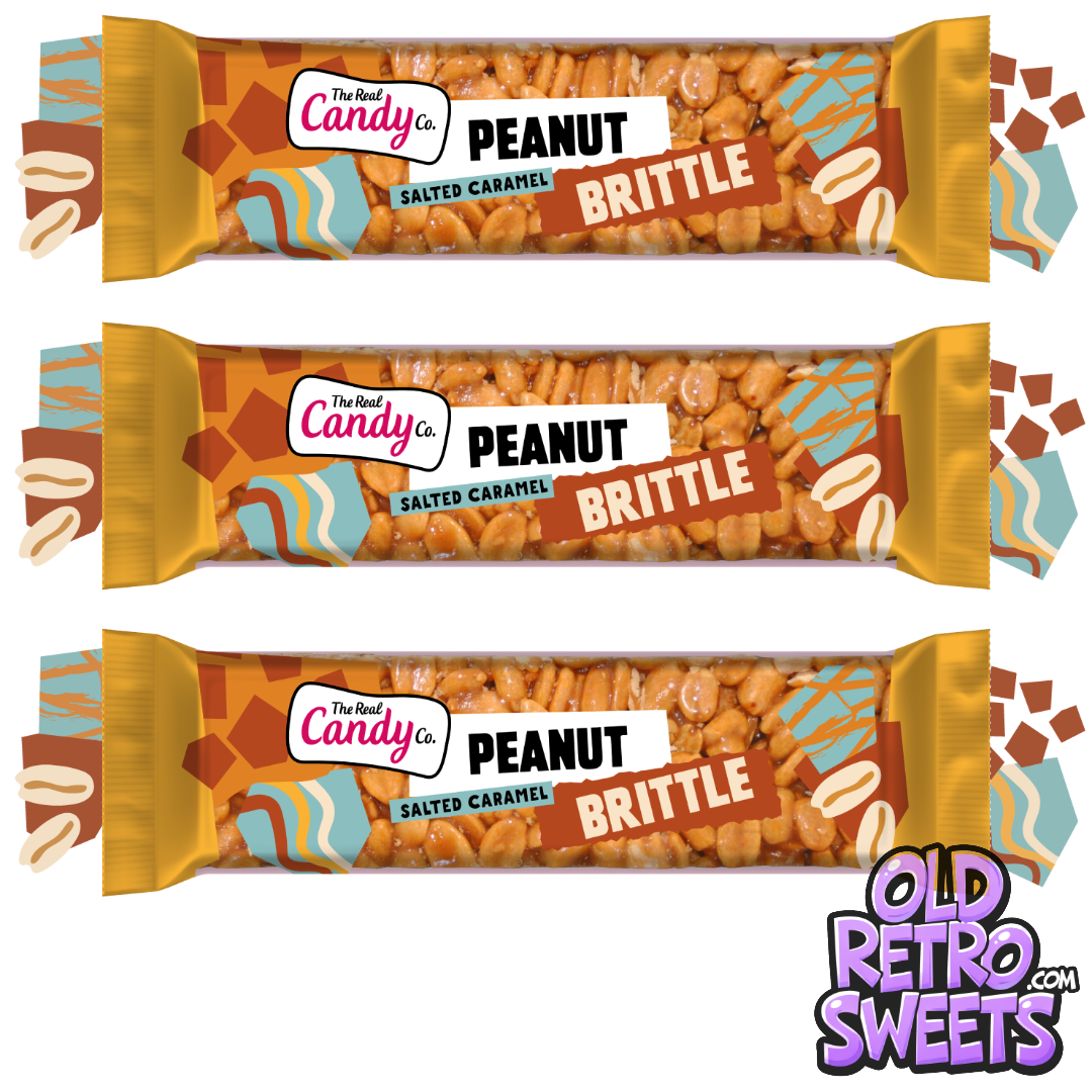 Salted Caramel Peanut Brittle Bar 100g